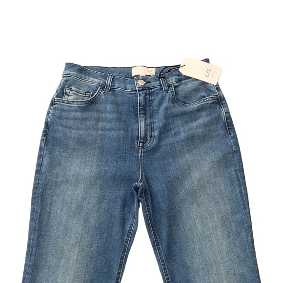 NEW Current Elliot High Rise Flare Denim Blue Jeans NWT Women's Size 27 - Picture 4 of 12